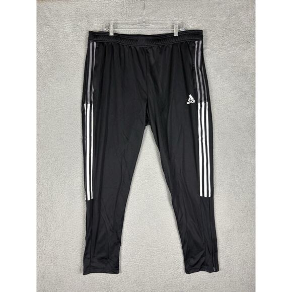 Adidas Tiro21 Track Pants Men’s 2XL Black Performance Casual Gym Pockets Joggers - Picture 1 of 15